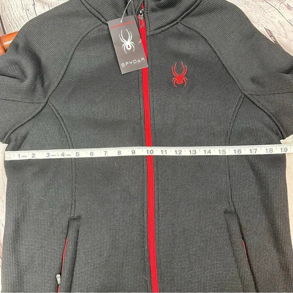 Men's red and black Spyder jacket size small - Picture 5 of 8